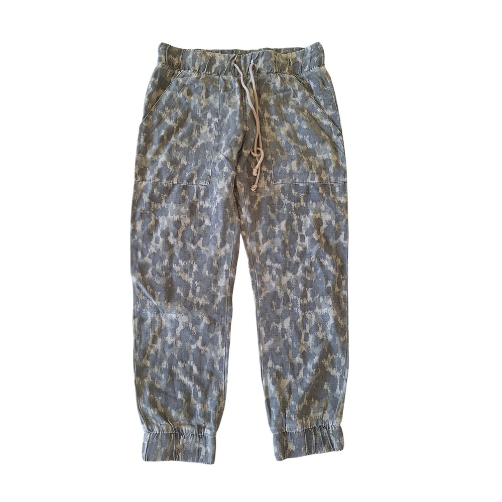 Cloth & Stone Womens XS Grey Camo Tencel Joggers Elastic Waist Pants